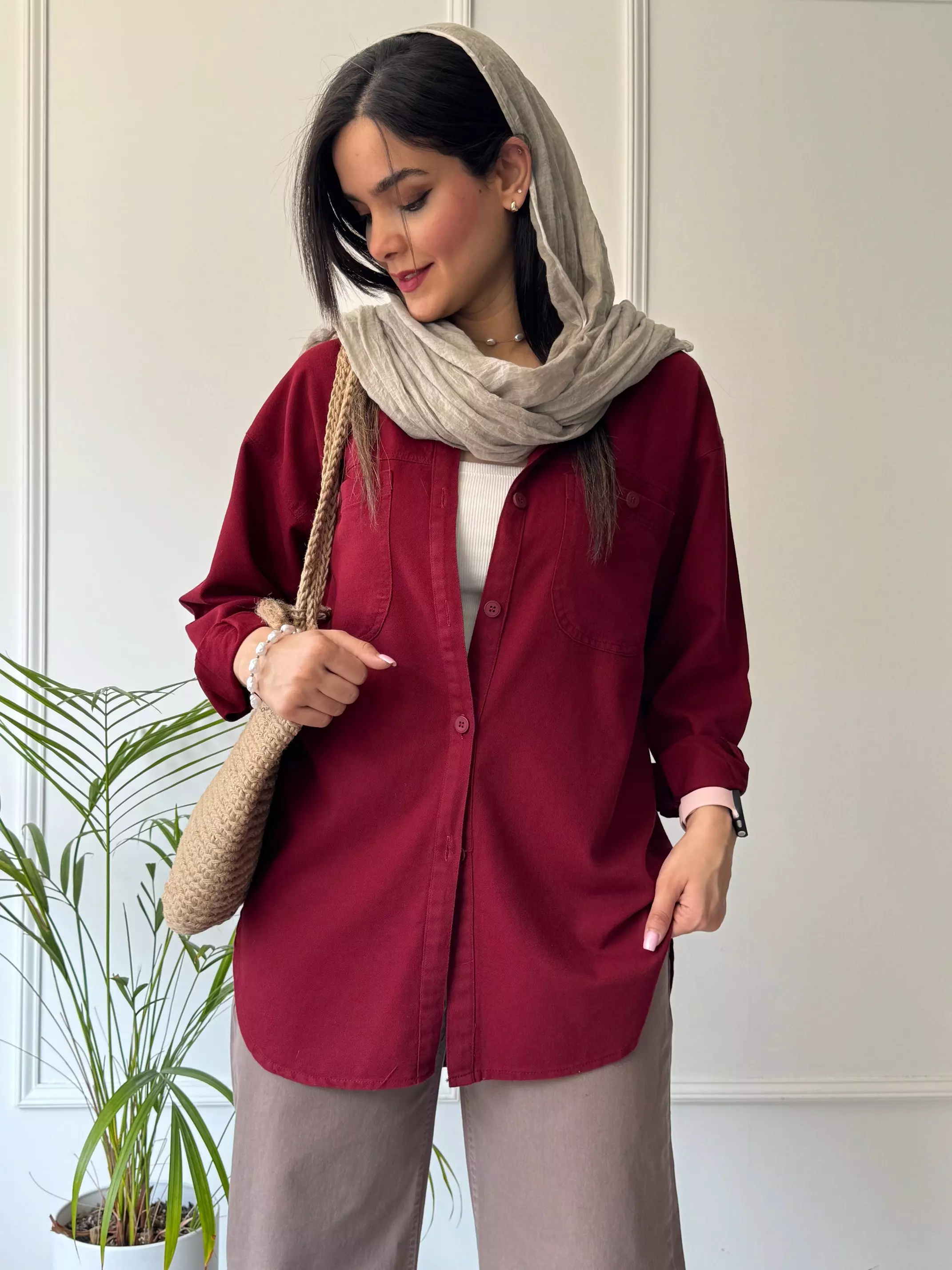 مانتو کتان فریال